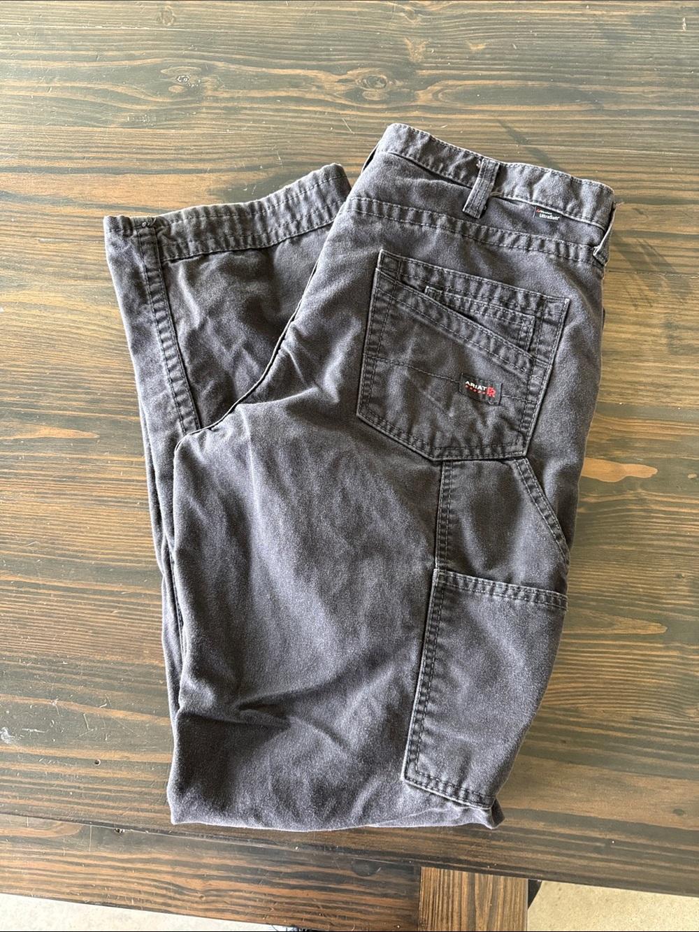 Ariat Men's Charcoal Gray Cargo Pants